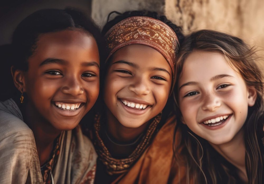 Children smiling