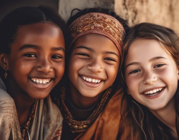 Children smiling